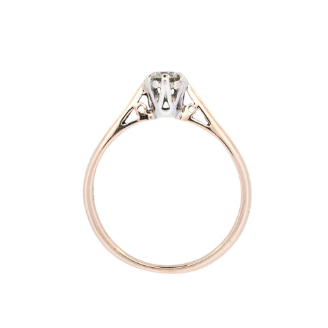 9ct Yellow Gold 0.25ct Diamond Solitaire Ring (SH24-551)