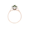 9ct Yellow Gold Emerald & Diamond Ring