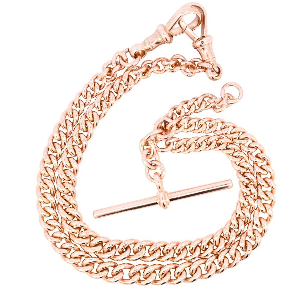 9ct Yellow Gold Double Albert Chain (SH24-592)