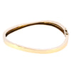9ct Yellow Gold Oval Crossover Bangle (SH24-597)