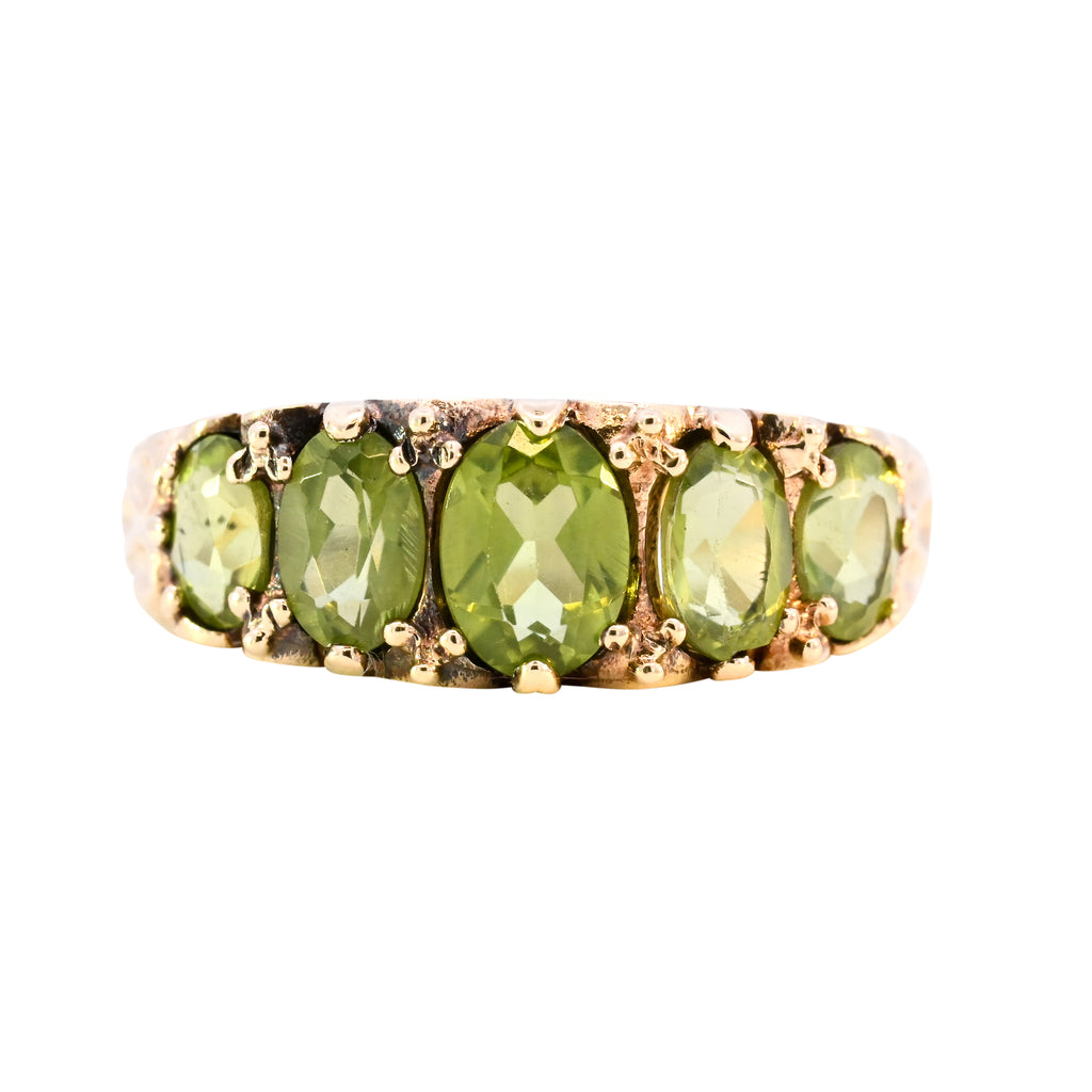 9ct Yellow Gold Peridot Ring (SH24-605)