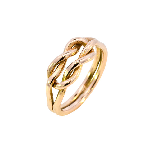 Antique 18ct Gold Lovers Knot Ring (SH24-627)
