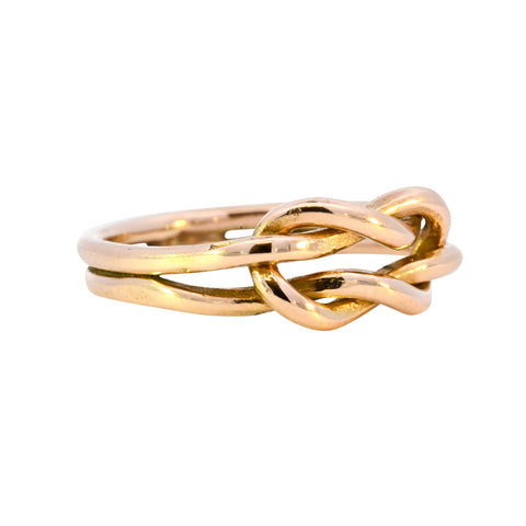 Antique 18ct Gold Lovers Knot Ring (SH24-627)