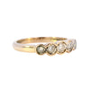 9ct Yellow Gold 0.20ct Diamond 5 Stone Ring (SH24-636)