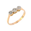 Antique 18ct Gold Diamond 3 Stone Ring