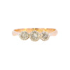 Antique 18ct Gold Diamond 3 Stone Ring