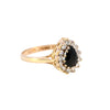 9ct Yellow Gold Sapphire & Cubic Zirconia Ring (SH24-649)