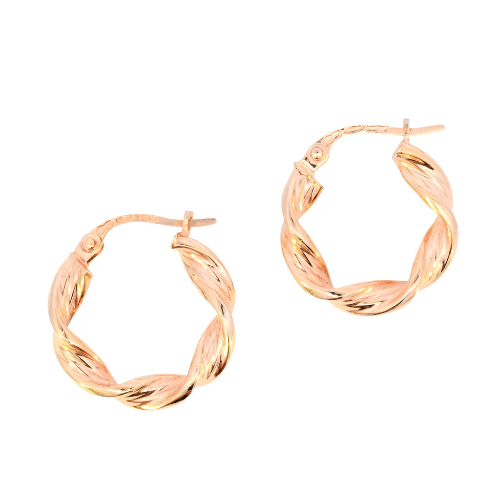9ct Yellow Gold 16mm Hoops (SH24-696)