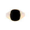 9ct Yellow Gold Onyx Signet