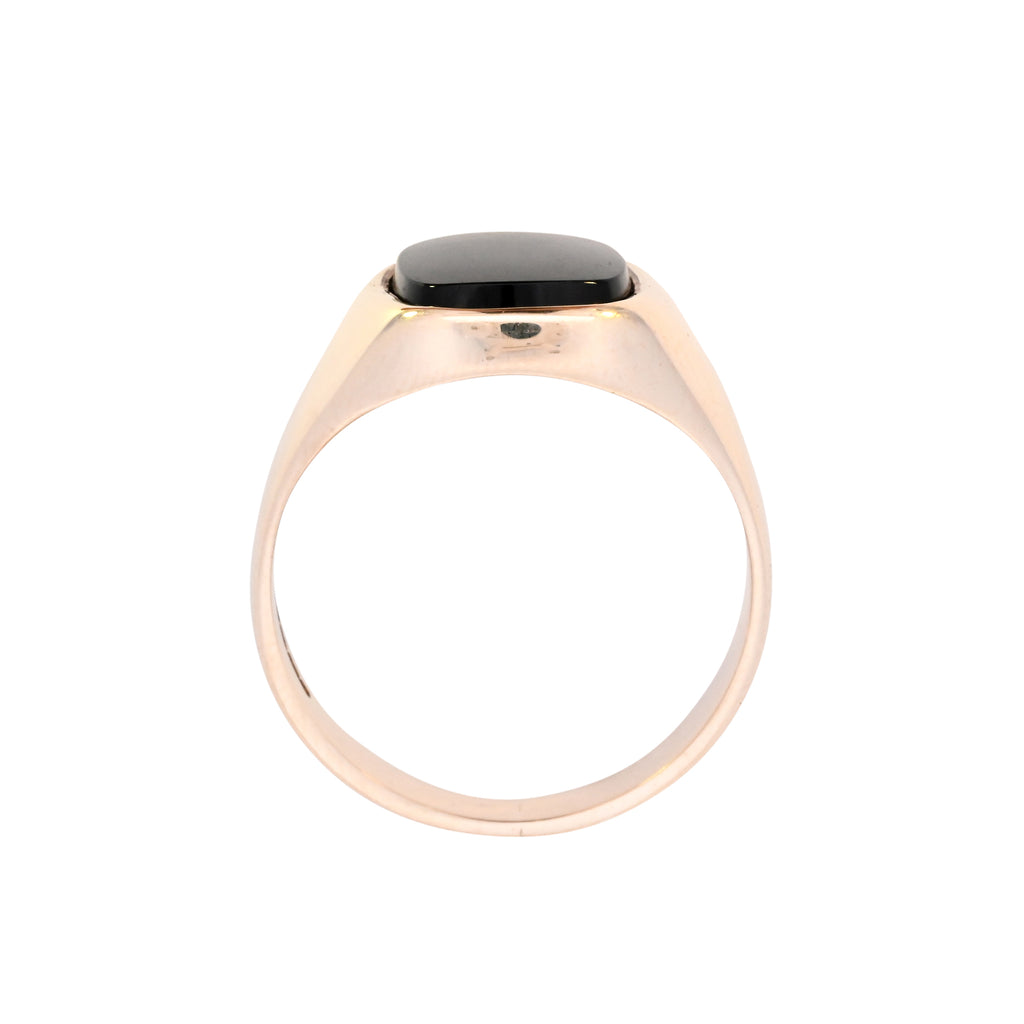 9ct Yellow Gold Onyx Signet (SH24-699)