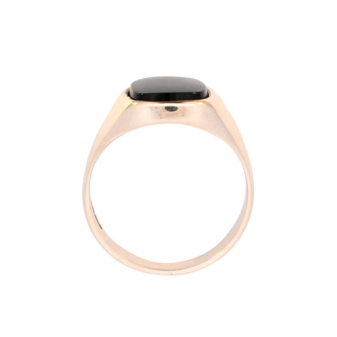 9ct Yellow Gold Onyx Signet (SH24-699)