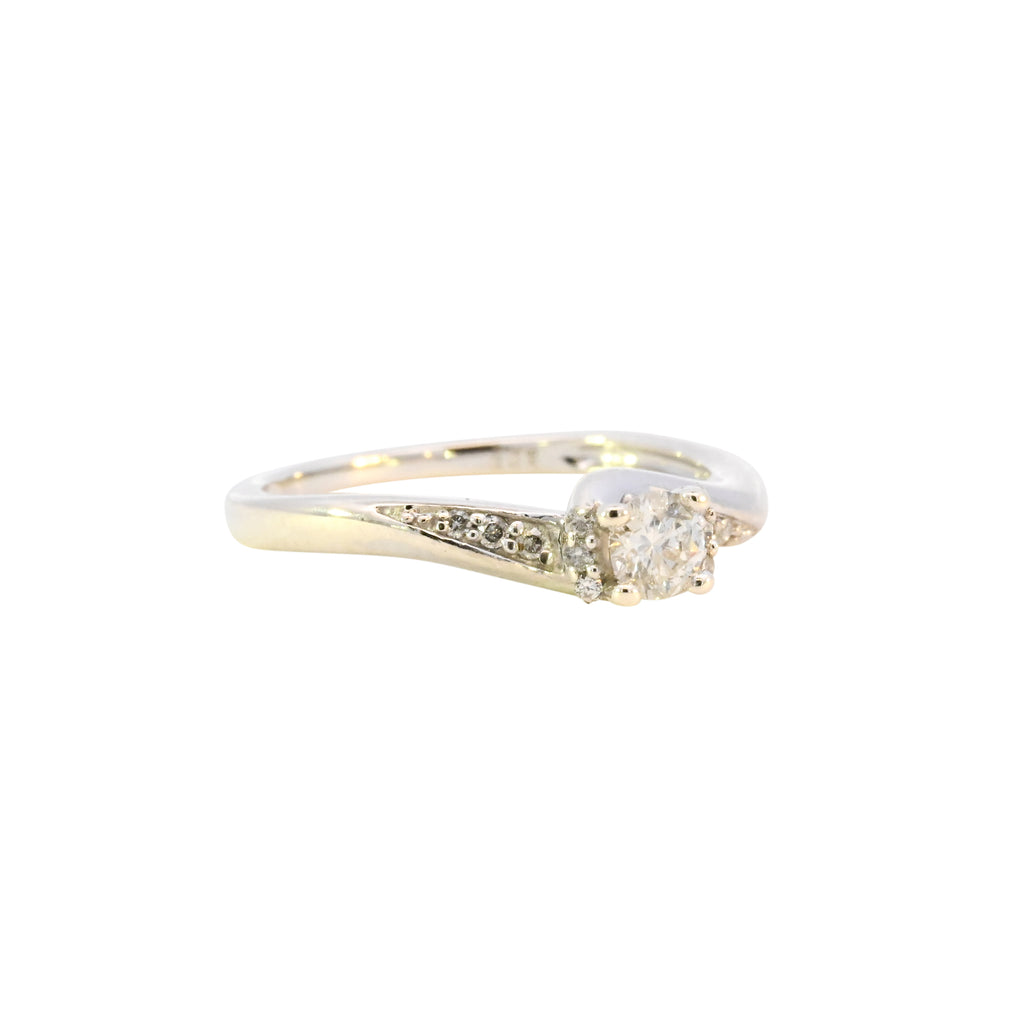 9ct White Gold 0.25ct Diamond Solitaire Ring (SH24-700)