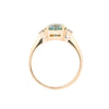 18ct Yellow Gold Aquamarine & Diamond Ring