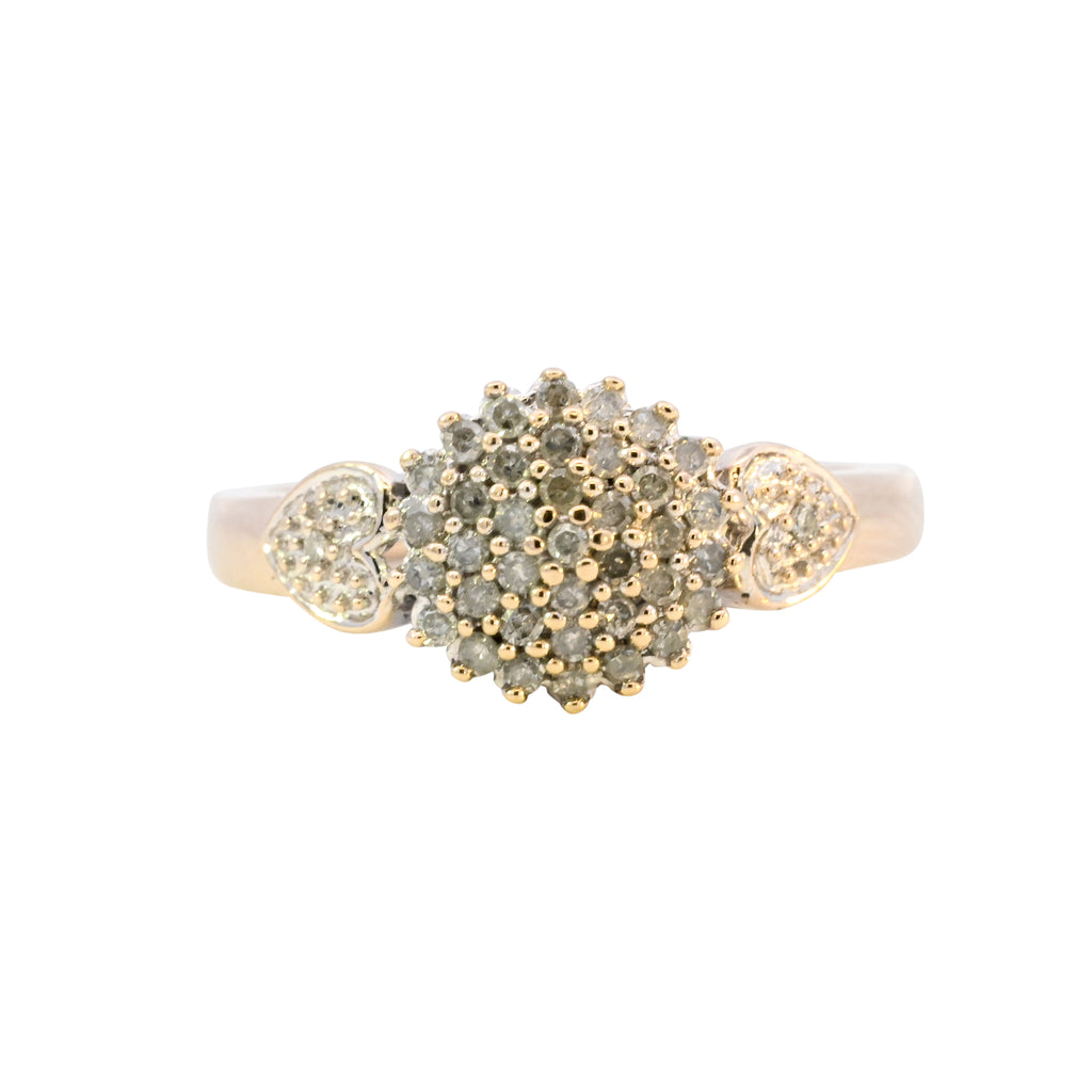 9ct Yellow Gold 0.20ct Diamond Ring (SH24-710)