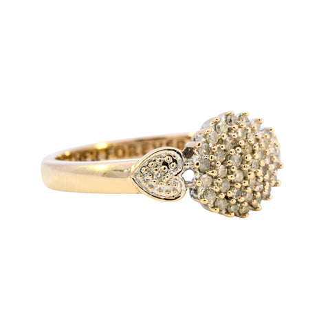9ct Yellow Gold 0.20ct Diamond Ring (SH24-710)
