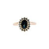 9ct Yellow Gold Sapphire & Diamond Ring (SH24-717)