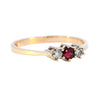 9ct Yellow Gold Ruby & Diamond Ring (SH24-718)