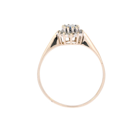 9ct Yellow Gold Sapphire & Diamond Ring (SH24-728)