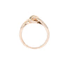 9ct Yellow Gold 0.10ct Diamond Crossover Ring (SH24-733)