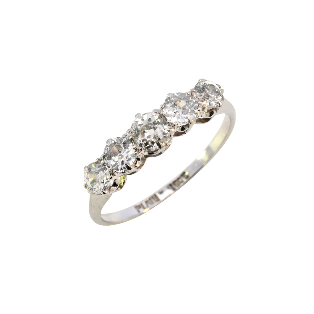 Antique 18ct Gold 1.00ct Diamond Ring (SH24-735)