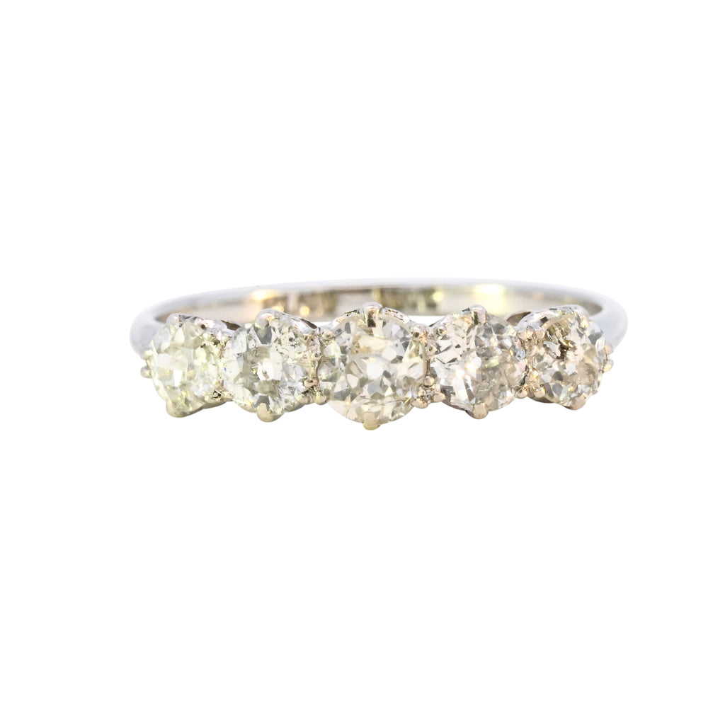 Antique 18ct Gold 1.00ct Diamond Ring (SH24-735)
