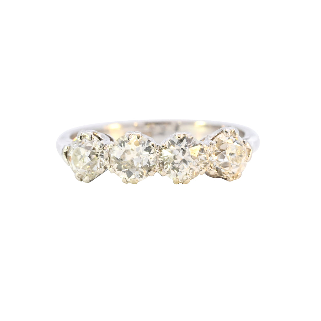 18ct White Gold 1.40ct Diamond 4 Stone Ring (SH24-441)