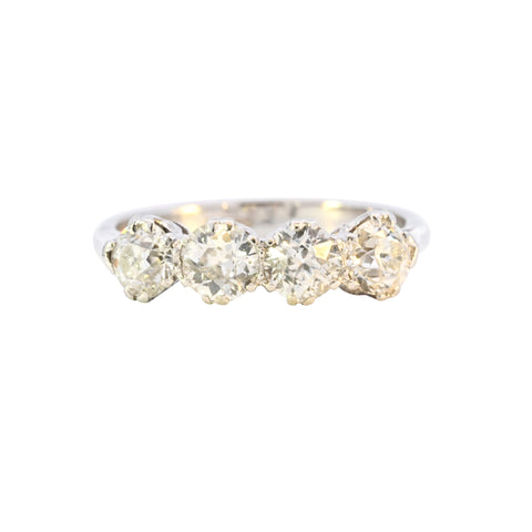 18ct White Gold 1.40ct Diamond 4 Stone Ring (SH24-441)
