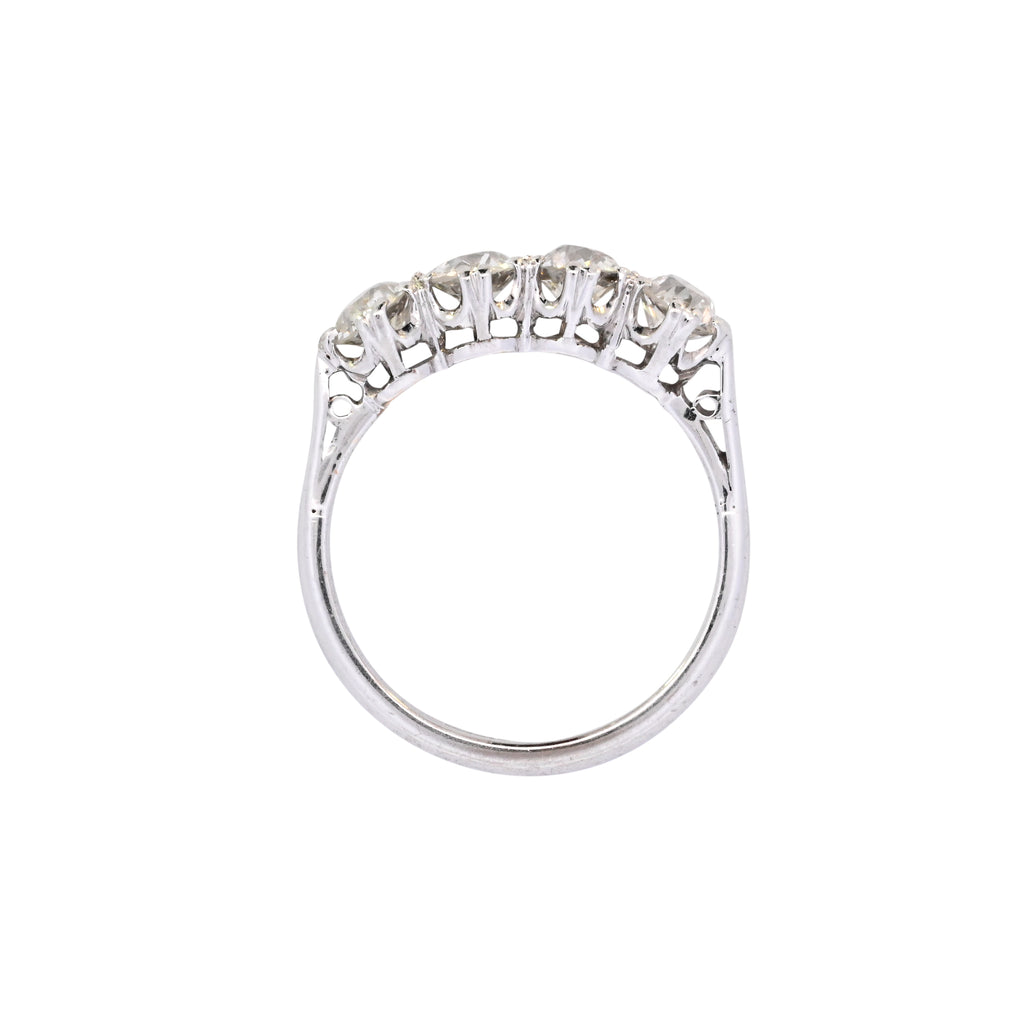 18ct White Gold 1.40ct Diamond 4 Stone Ring (SH24-441)