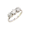 Platinum 1.52ct Diamond Trilogy Ring