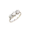 Platinum 1.52ct Diamond Trilogy Ring (SH24-625)