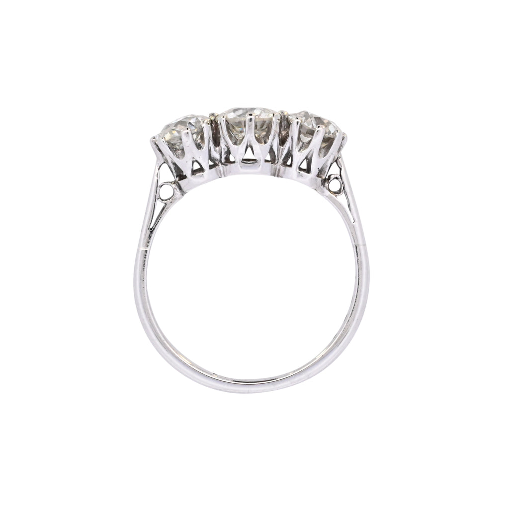 Platinum 1.52ct Diamond Trilogy Ring (SH24-625)