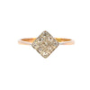Antique 18ct Gold 0.25ct Diamond Plaque Ring (SH24-217)