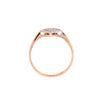 Antique 18ct Gold 0.25ct Diamond Plaque Ring (SH24-217)