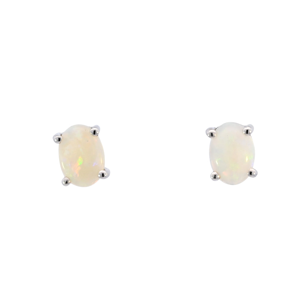 9ct White Gold 1.60ct Opal Studs (SD24-036)