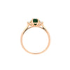 18ct Yellow Gold Emerald & Diamond Ring