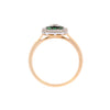 18ct Yellow Gold Emerald & Diamond Ring (BA24-039)