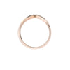 9ct Yellow Gold 0.10ct Diamond Wishbone Ring (SH24-808)