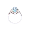 18ct White Gold 3.42ct Aquamarine & Diamond Ring (SSJ16-045)