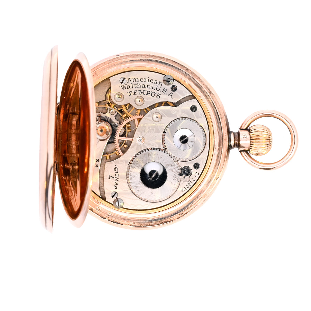 9ct Yellow Gold Chester 1920 Full Hunter Pocketwatch (SH24-011)