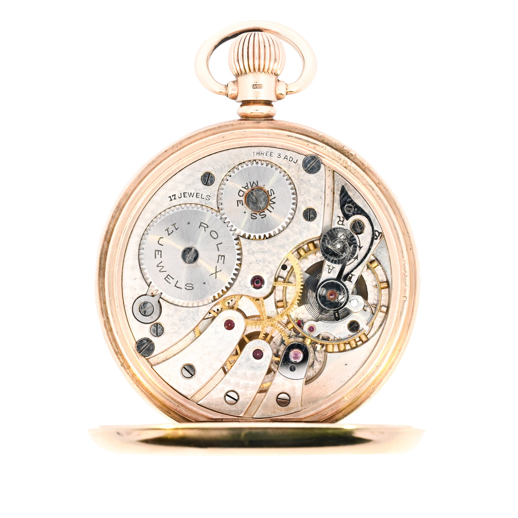 9ct Yellow Gold Birmingham 1933 Rolex Pocketwatch (SH24-035)