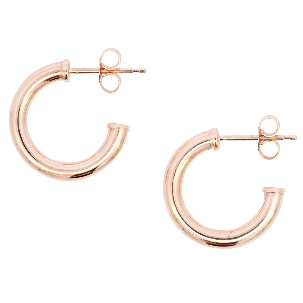 9ct Yellow Gold 3/4 Hoop Studs (SH24-053)