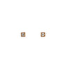 9ct Yellow Gold 0.05ct Diamond set Cube Studs (SH24-163)