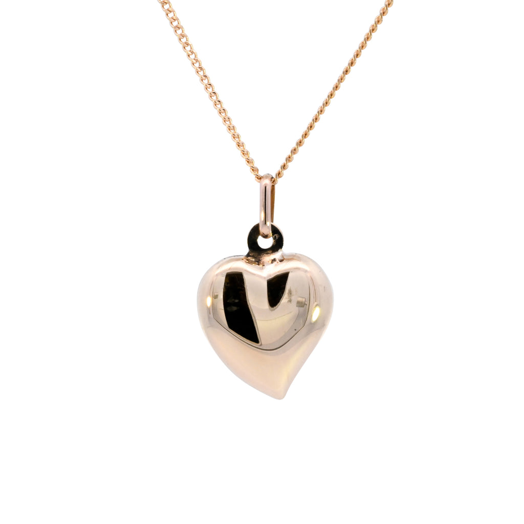 9ct Yellow Gold Heart Necklace (SH24-213)