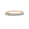 18ct Yellow Gold 0.33ct Diamond Half Eternity