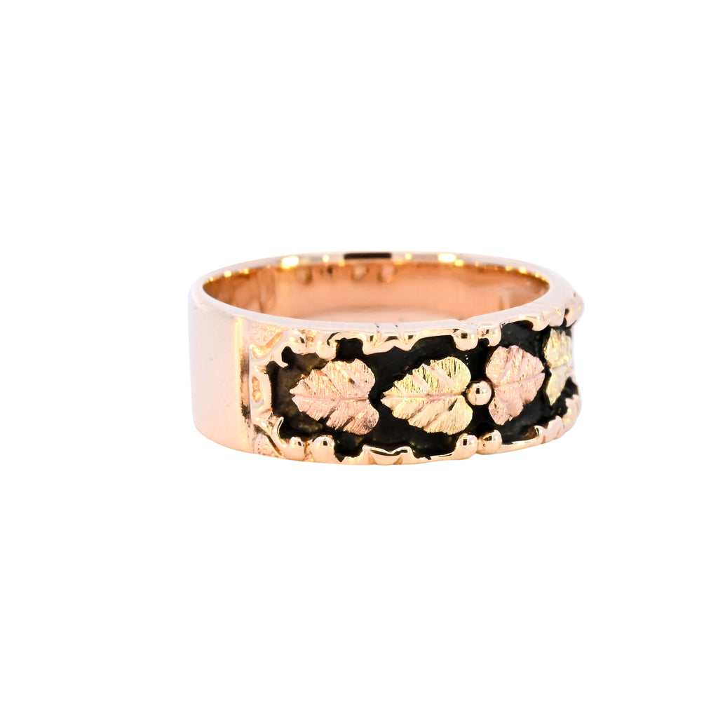 9ct Yellow Gold Hallmarked Black Hills Band (SH24-239)