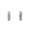 9ct White Gold Cubic Zirconia Hoops (SH24-241)