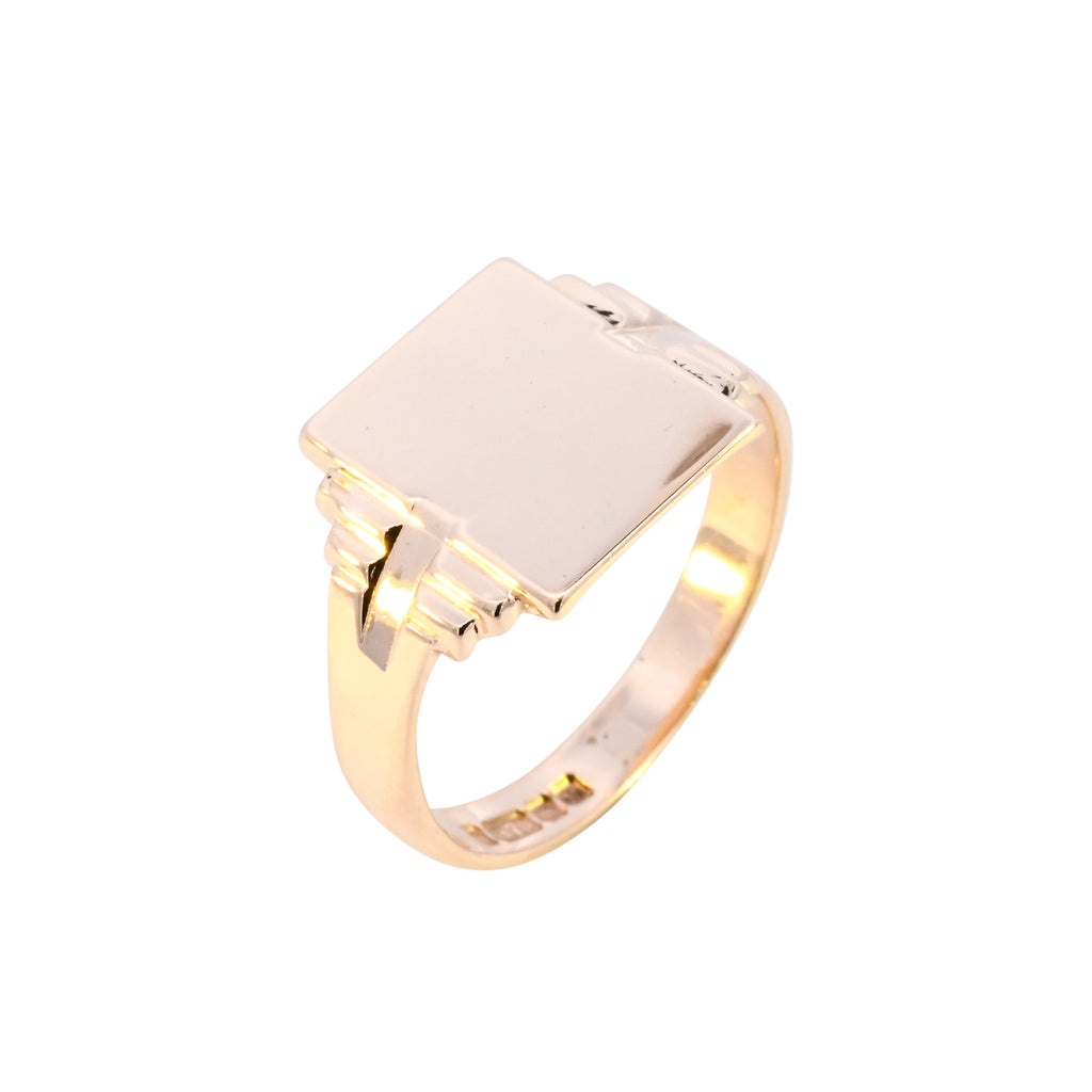 9ct Yellow Gold Birmingham 1968 Signet (SH24-254)
