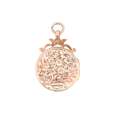 Antique 9ct Gold Birmingham 1911 Locket (SH24-255)