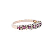 9ct Yellow Gold Ruby & Diamond Half Eternity (SH24-258)