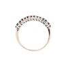 9ct Yellow Gold Ruby & Diamond Half Eternity (SH24-258)